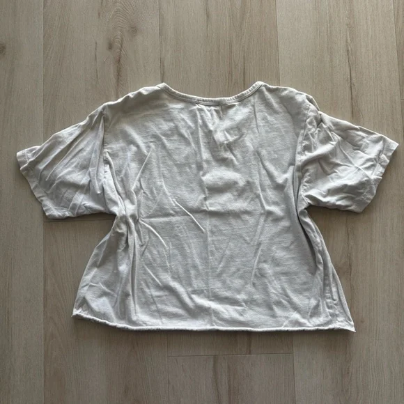 Altar'd State Texas Graphic Crop Tee in beige - Picture 2 of 4